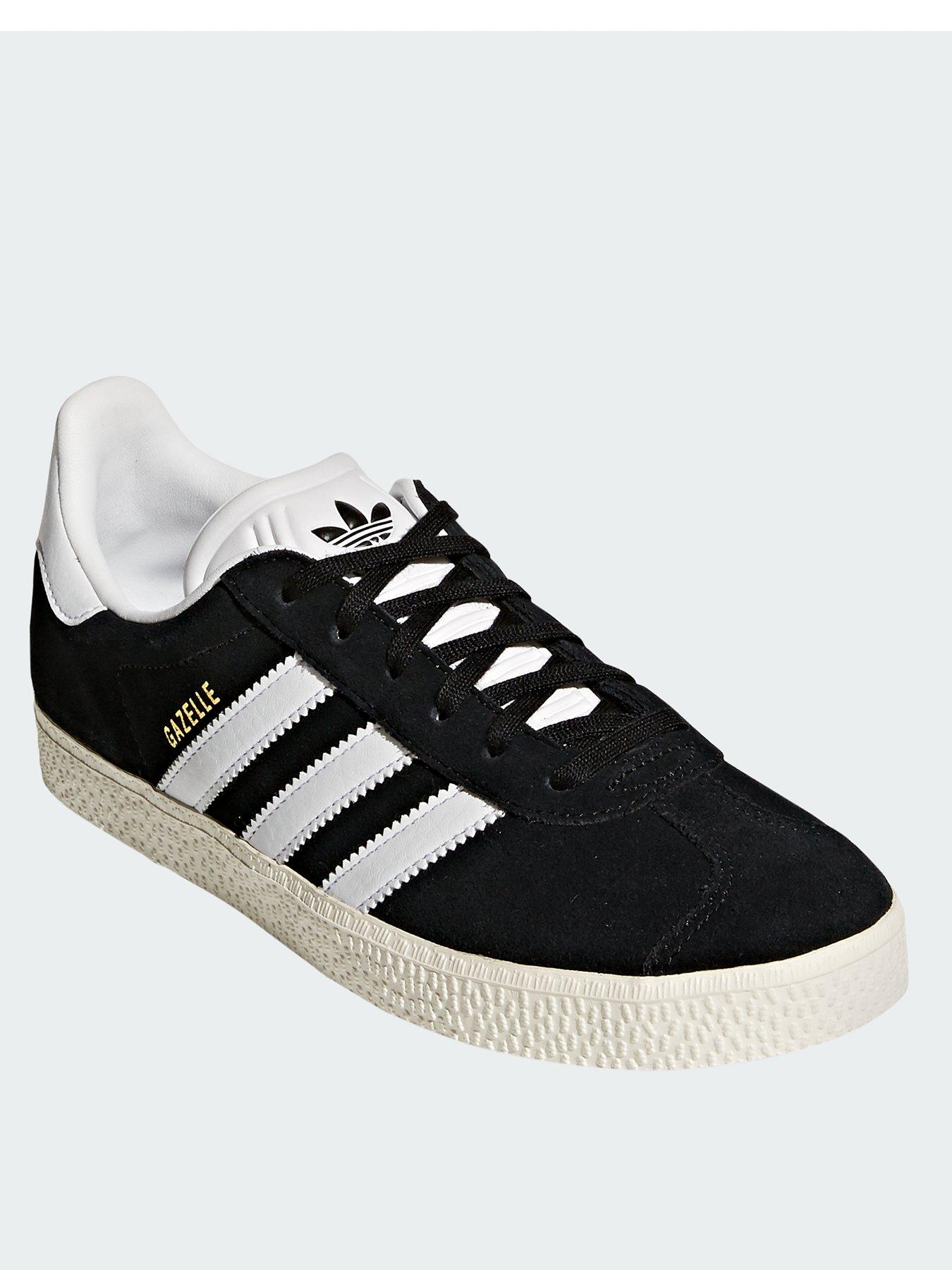 adidas gazelle black junior