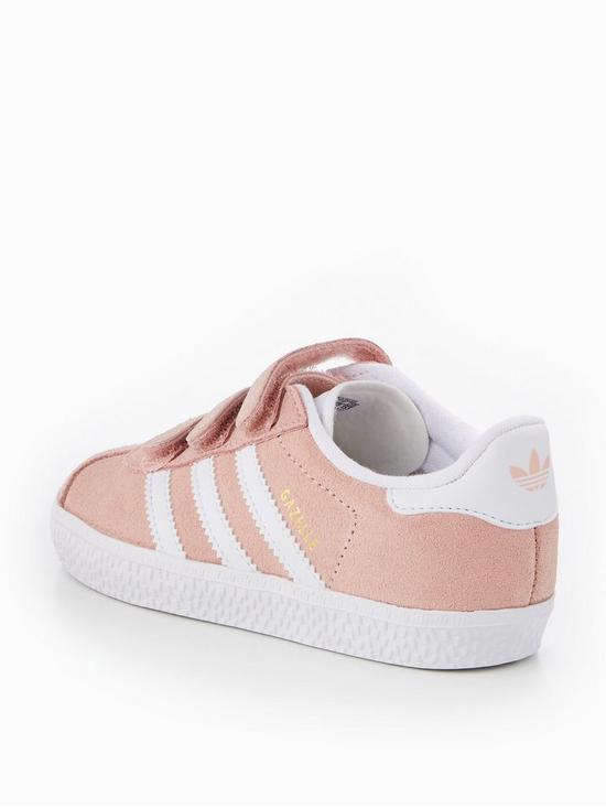stillFront image of adidas-originals-girls-infant-gazelle-trainers-pink