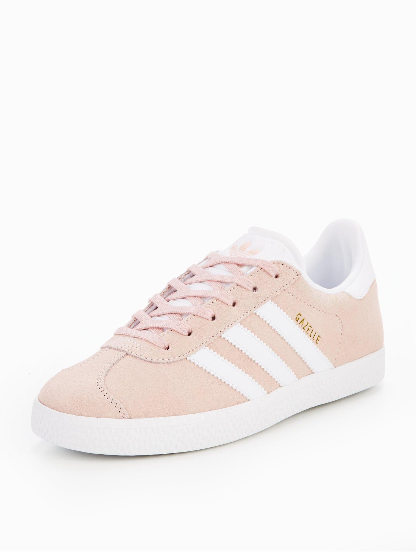 adidas gazelle junior white and pink