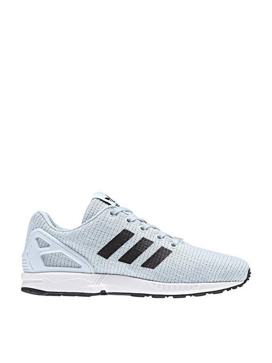 ZX Flux Infant Trainer Blue Grey ZX Flux Infant Trainer Blue Grey