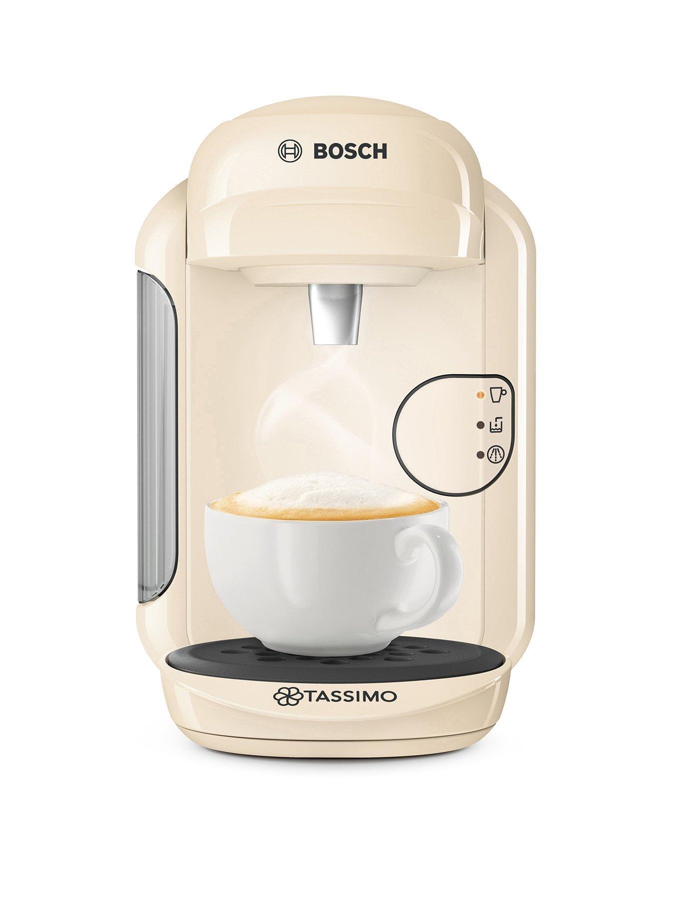 Tassimo TAS1407GB Vivy Pod Coffee Machine Cream very.co.uk
