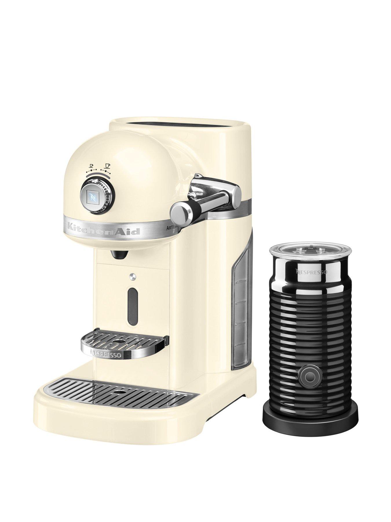 Nespresso Kitchenaid With Aeroccino - Cream