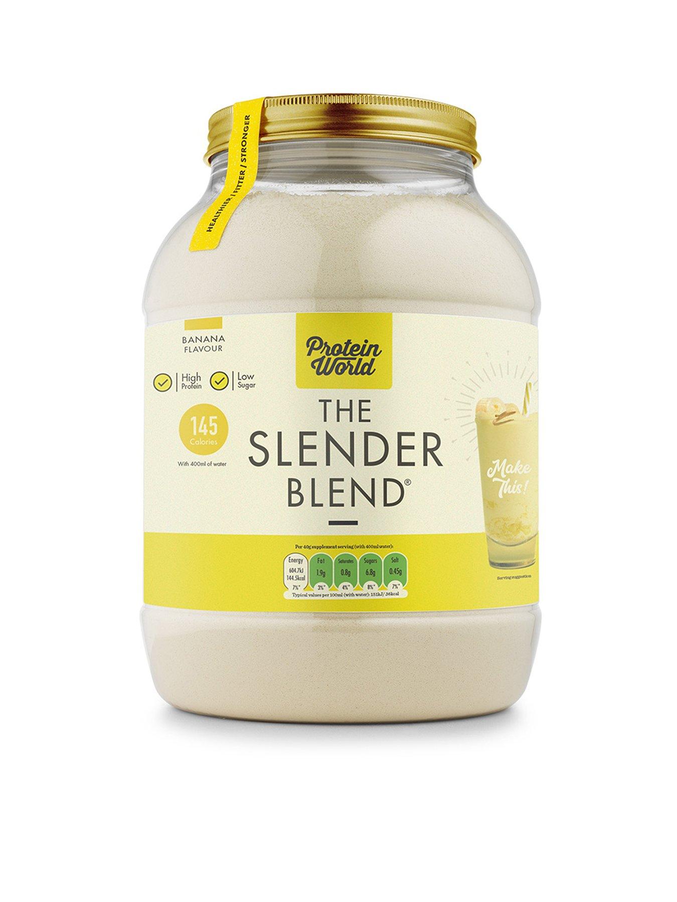 Protein World Slender Blend 600g Banana Very Co Uk