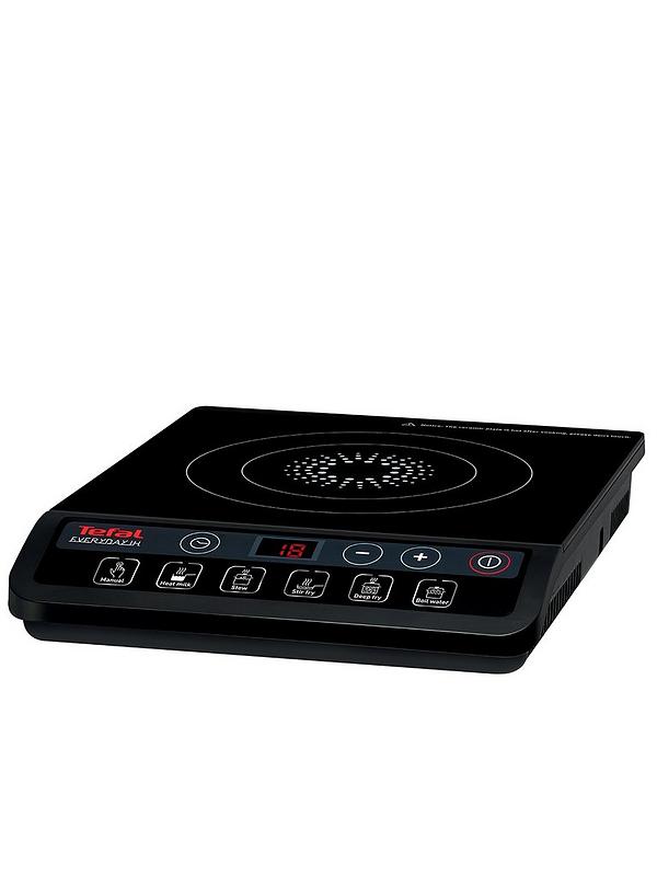 Tefal IH201840 Black Portable Electric Single Induction Cooking Hob New 