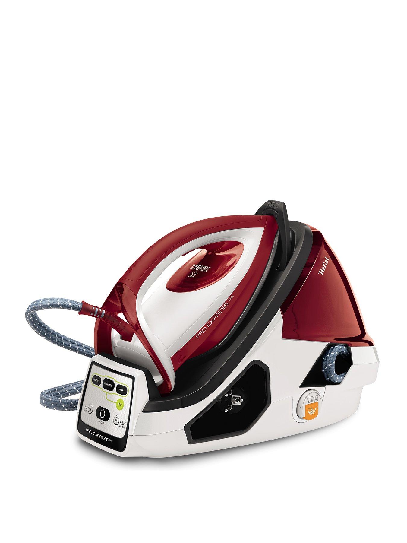 Tefal Gv9061 Pro Express Care Anti Scale High Pressure Steam Generator, 2200W - White/Red