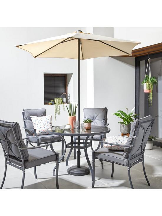 front image of everyday-2m-parasol-without-tilt-cream