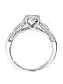  image of love-diamond-9ct-white-gold-25-pointsnbspdiamond-ring-with-shoulder-detail