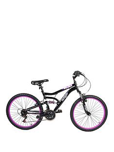 Muddyfox Inca Dual Suspension Girls Mountain Bike 24 inch Wheel