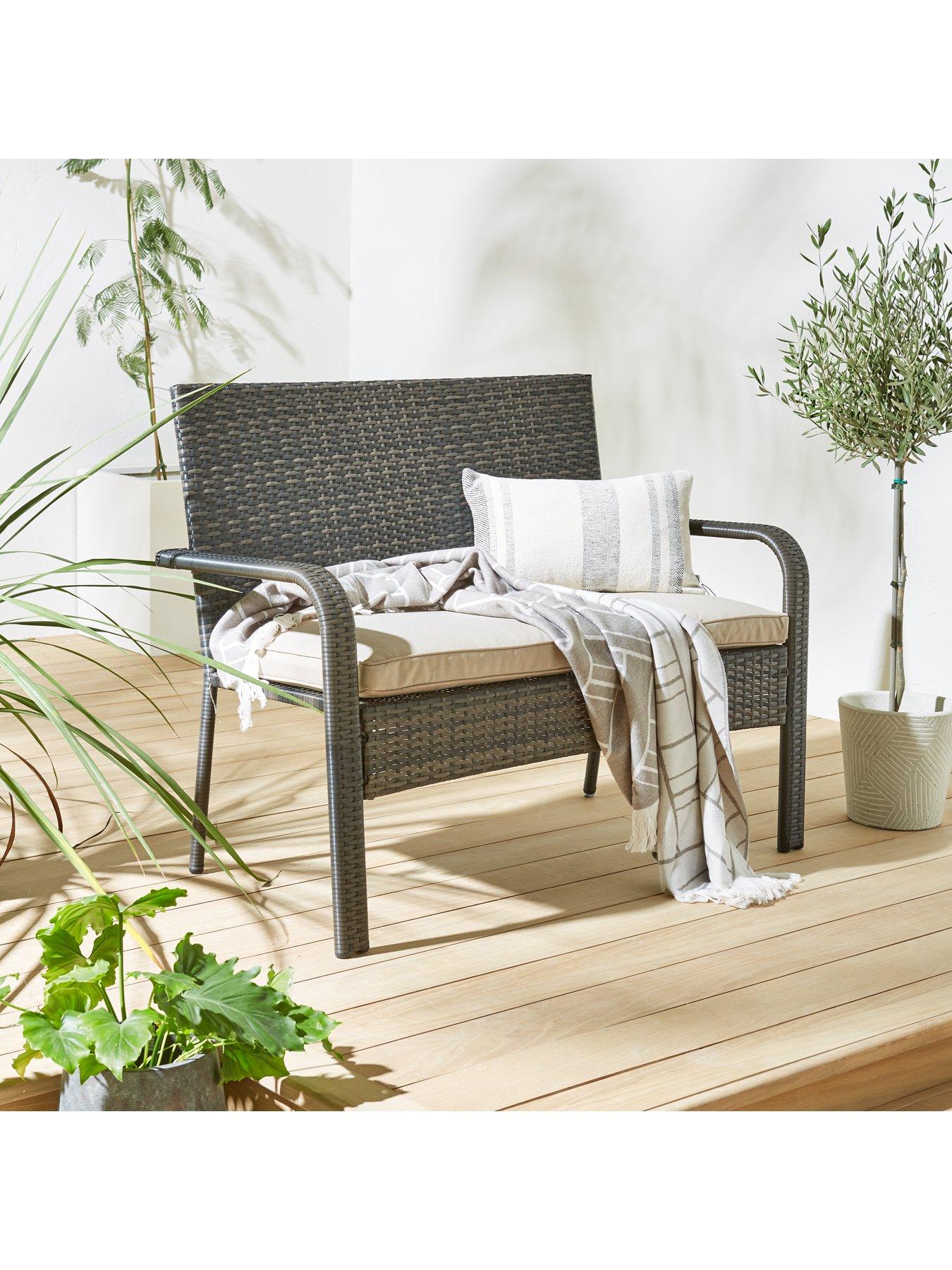Product photograph of Very Home Coral Bay Bench from very.co.uk