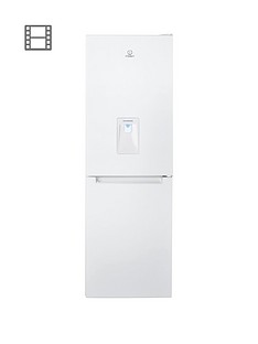 Indesit LD70N1WWTD 60cm Frost Free Fridge Freezer with Water Dispenser - White