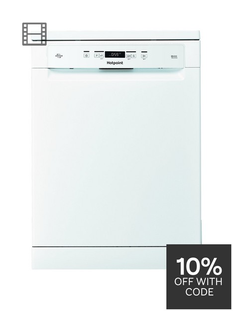 hotpoint-hfc3c32fwuknbsp14-place-full-size-dishwasher-with-quick-wash-and-3d-zone-wash-white