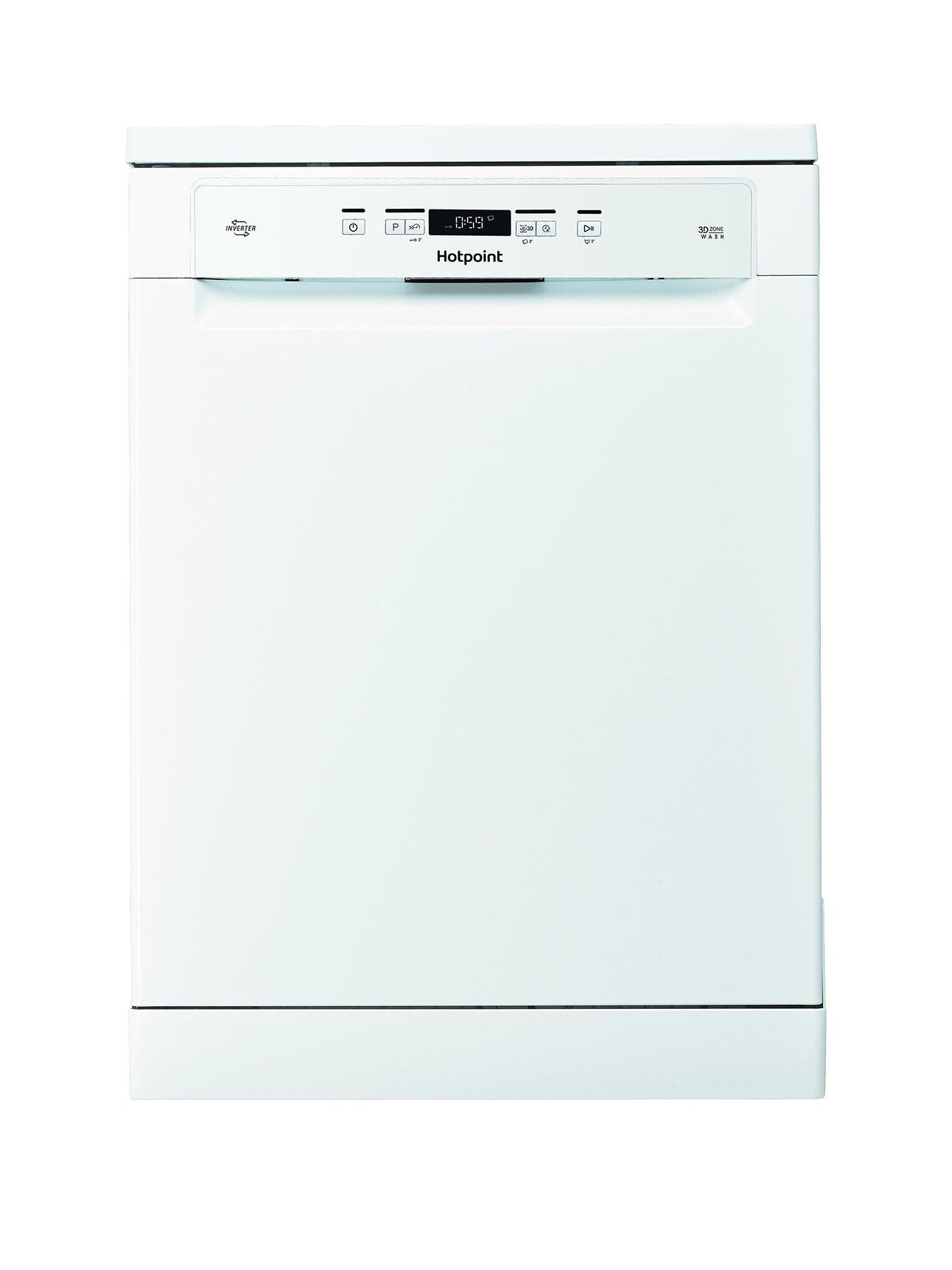 Hotpoint HFC3C32FWUK 14Place Full Size Dishwasher with Quick Wash and