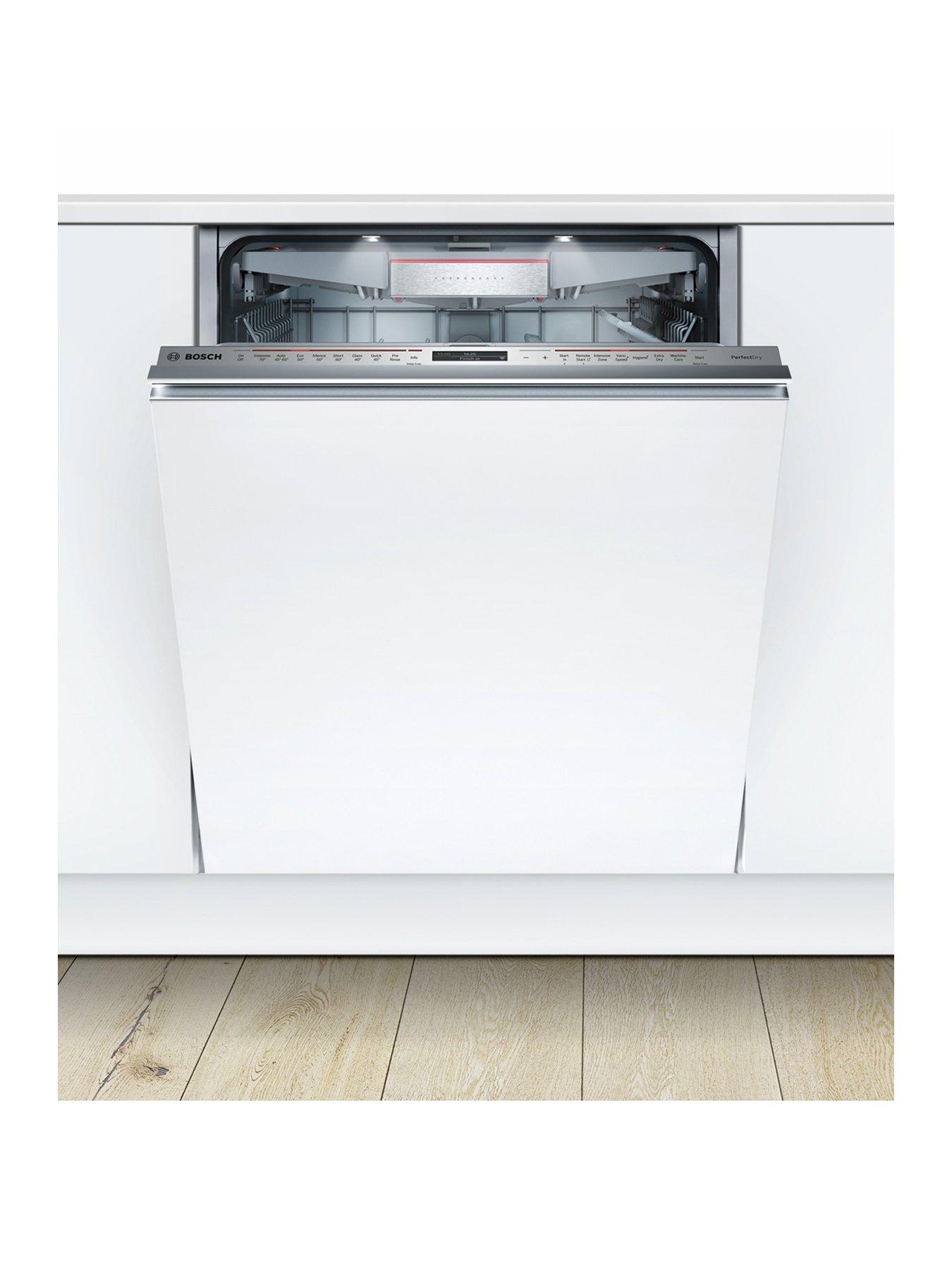 Bosch Serie 8 Smv68Td06G 14-Place Integrated Dishwasher With Perfectdry - White