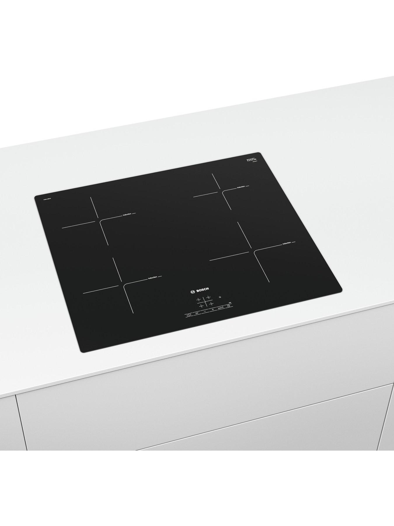 Bosch Serie 4 PUE611BF1B 60cm BuiltIn Induction Hob Black very.co.uk