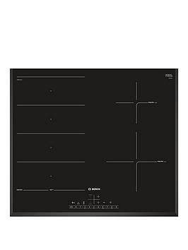 Bosch Serie 6 Pxe651Fc1E 60Cm Built-In Induction Hob With Perfectfry - Black Best Price, Cheapest Prices