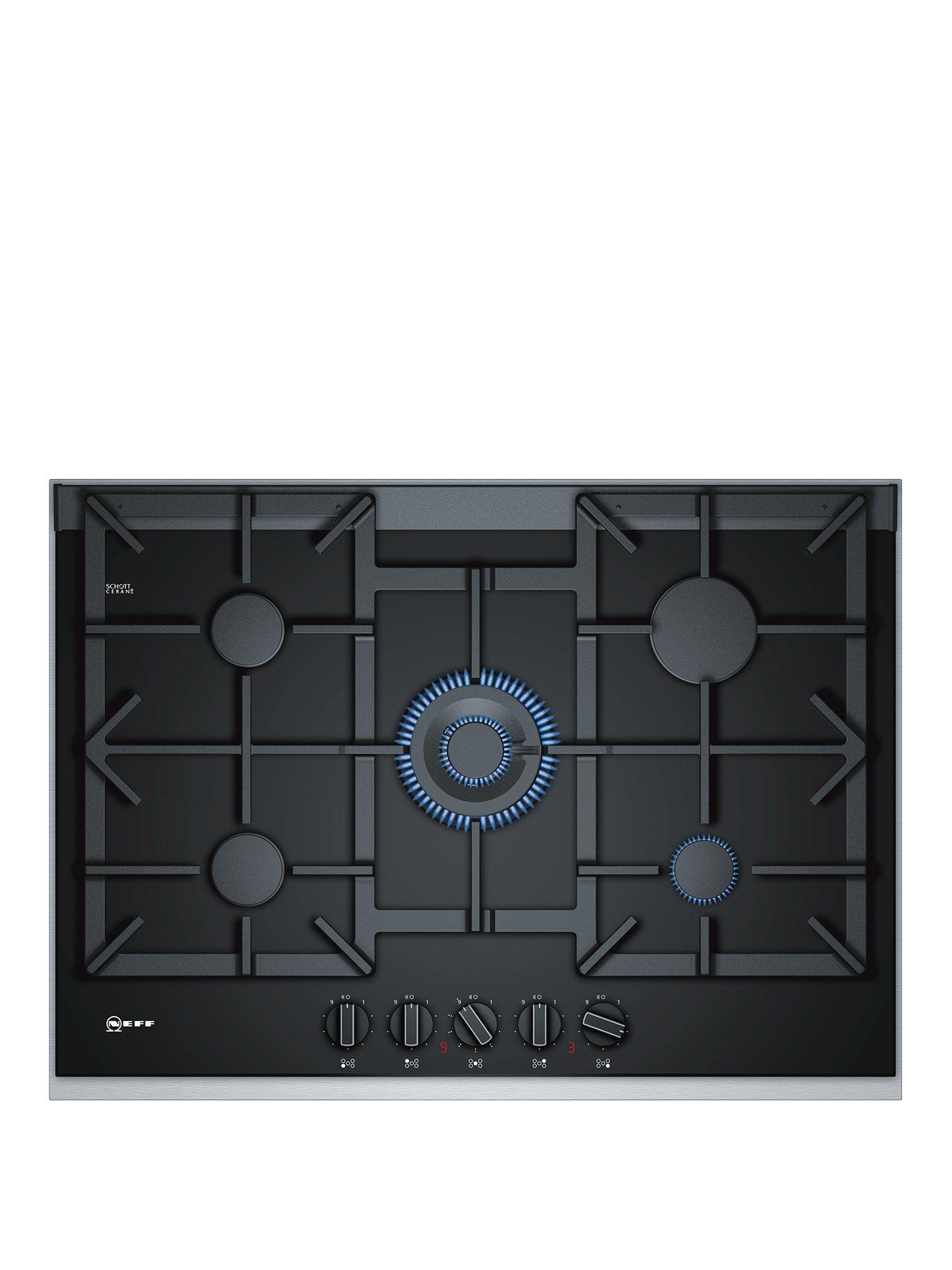 Neff T27Ta69N0 75Cm Built-In Gas Hob With Flameselect&Reg; Control – Black