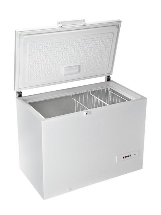 stillFront image of hotpoint-cs1a300hfa1-300-litre-chest-freezer-white