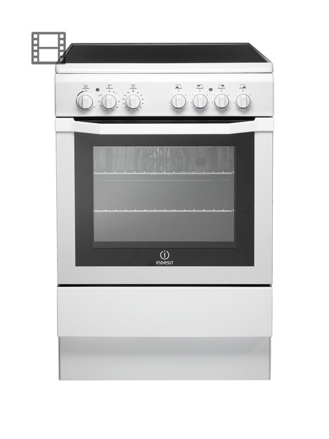 indesit-i6vv2aw-60cm-electric-cooker-with-ceramic-hob-white