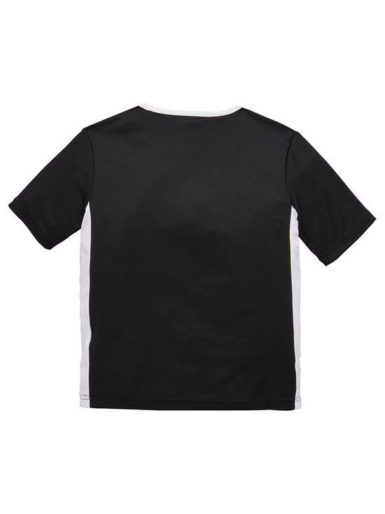 back image of adidas-youth-entrada-18-training-t-shirt-blackwhite