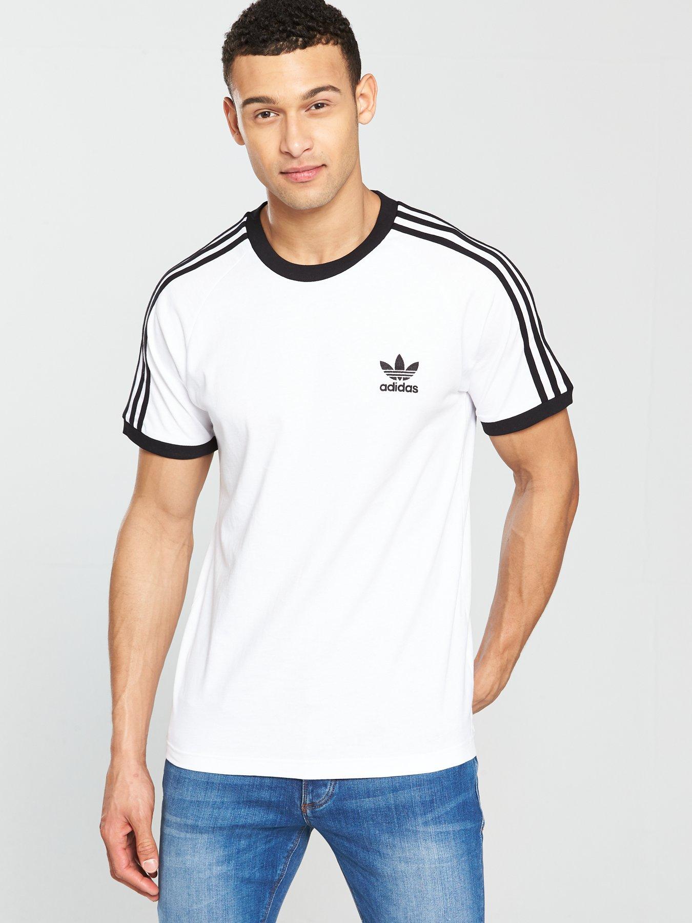 adidas originals california t shirt in blue