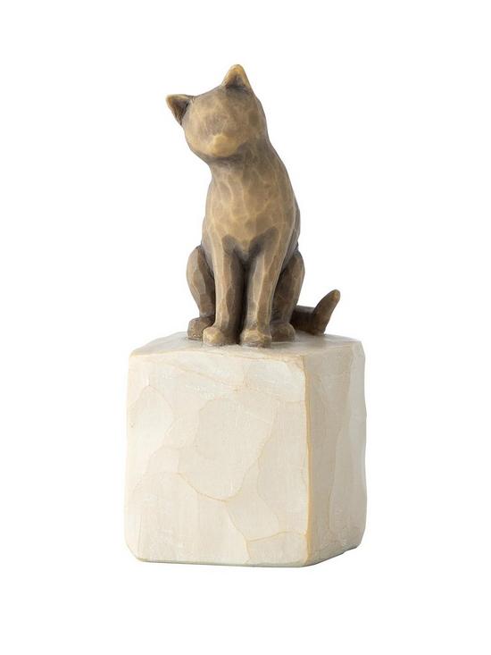 front image of willow-tree-love-my-cat-figurine