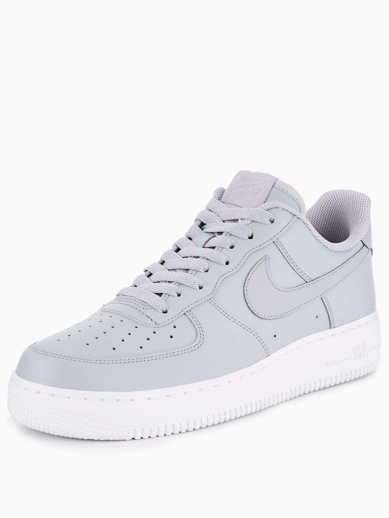 nike air force grey tick