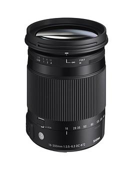 Sigma Sigma 18-300Mm F/3.5-6.3 Dc Os Hsm I C (Contemporary) Travel Lens Canon Fit