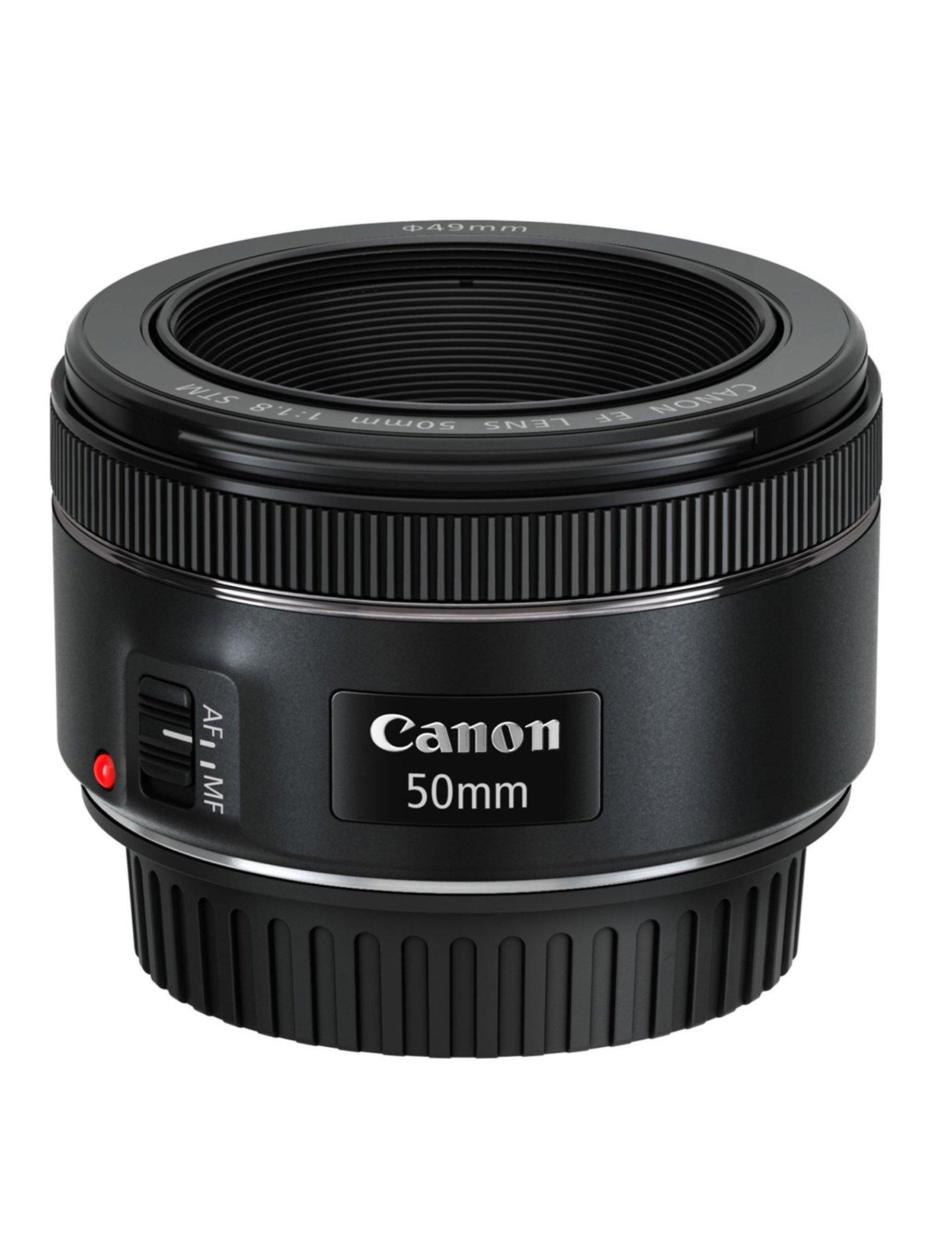 Canon EF 50mm f1.8 STM Lens | Very.co.uk