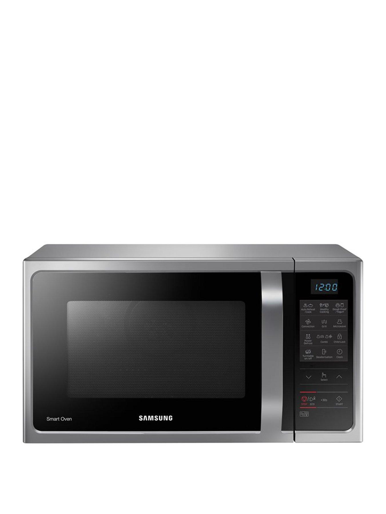 Samsung Mc28H5013As/Eu 28-Litre Convection Microwave Oven With Ceramic Enamel Interior - Silver