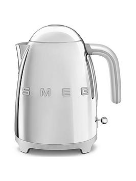 Product photograph of Smeg Klf03 50 Rsquo S Retro Style Jug Kettle Soft Opening 360 Swivel Base Anti-slip Feet 300w 1 7l from very.co.uk