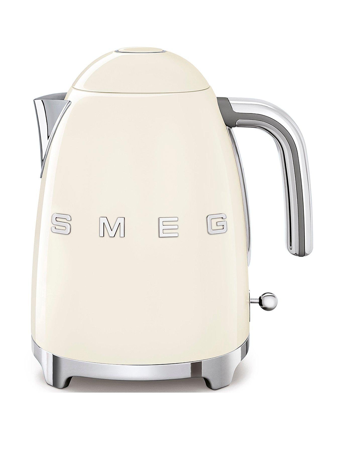 Product photograph of Smeg Klf03 Retro Style Jug Kettle 300w 1 7l - Cream from very.co.uk