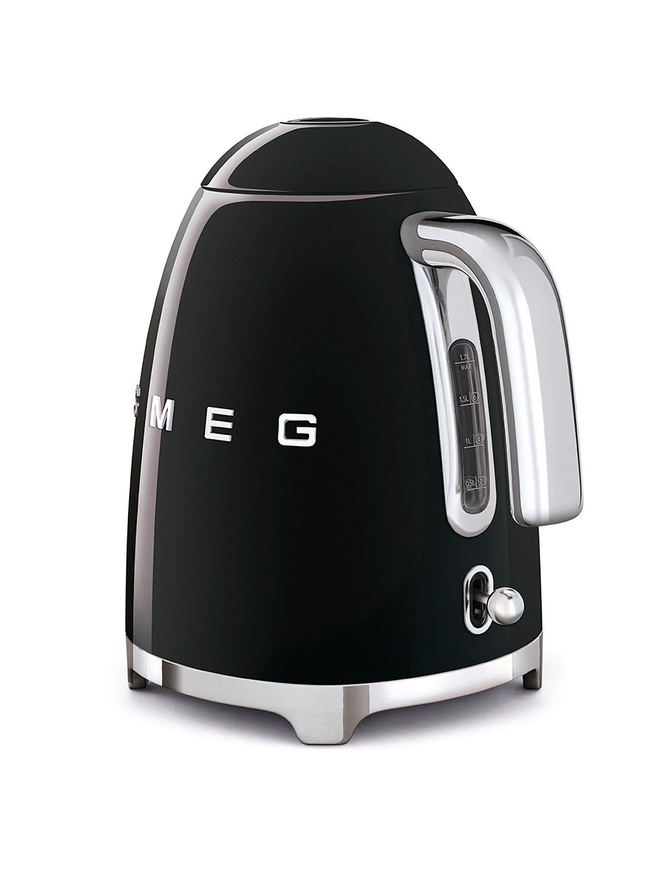 Image 3 of 6 of Smeg KLF03 Retro Style Jug Kettle, 300W, 1.7L - Black