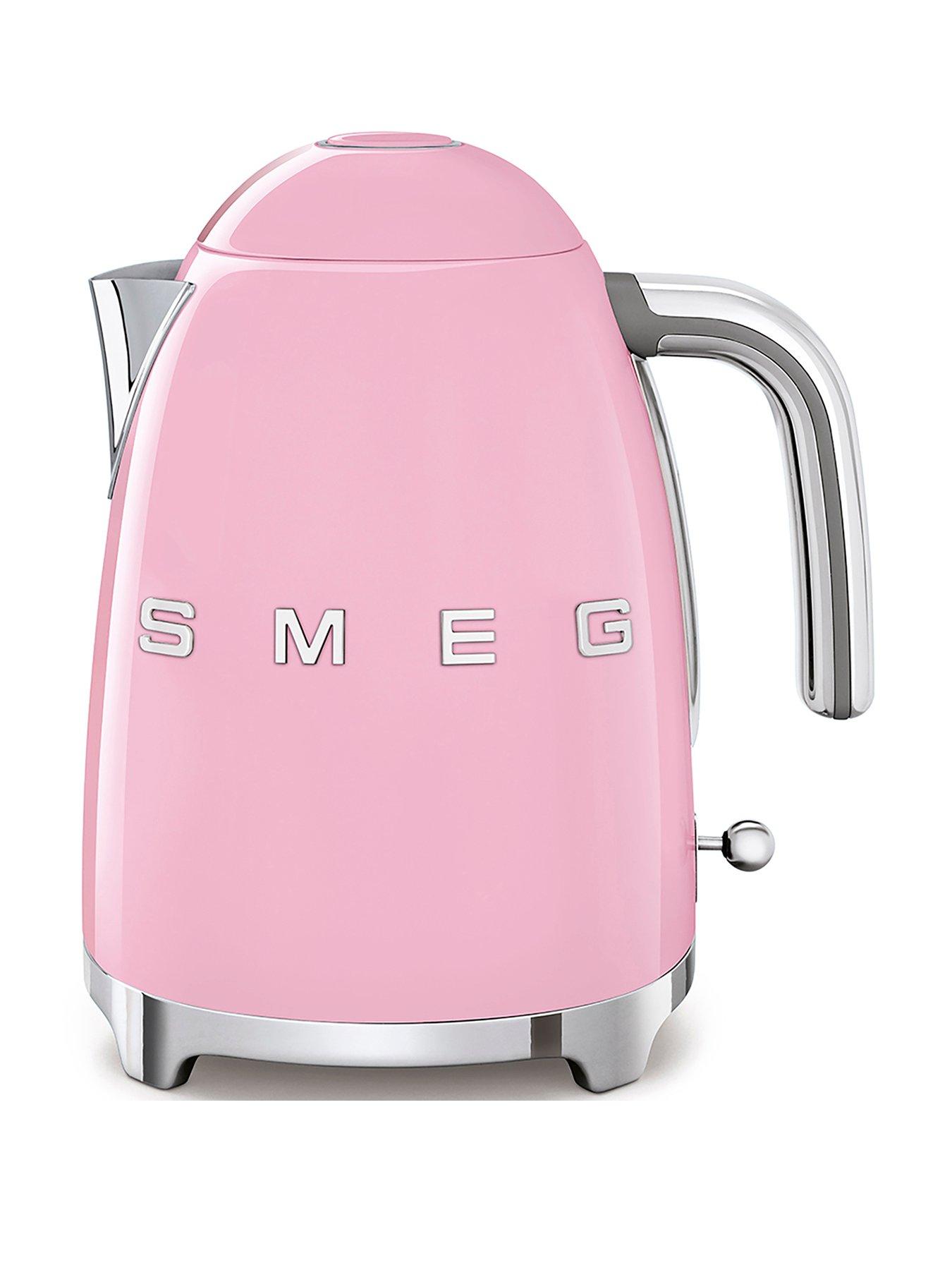 undefined KLF03 Retro Style Jug Kettle, 300W, 1.7L - Pastel Pink