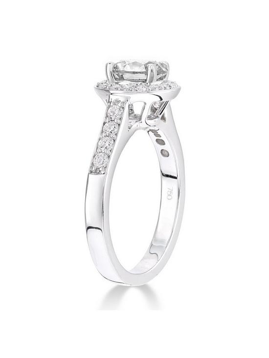 stillFront image of love-diamond-18ct-white-gold-millgrain-edge-70-point-diamond-round-halo-ring