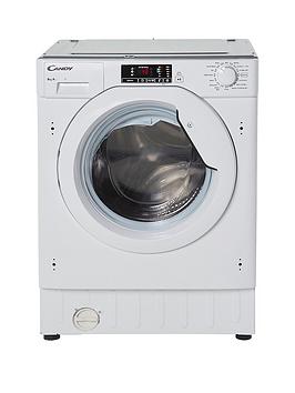 Candy Cbwm816S 8Kg Load 1600 Spin Integrated Washing Machine  – Washing Machine Only