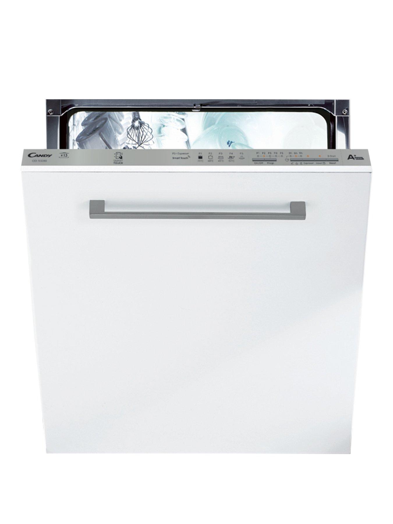 Candy Cdi1Ls38 Full Size 13-Place Integrated Smart Touch Dishwasher  – Dishwasher Only