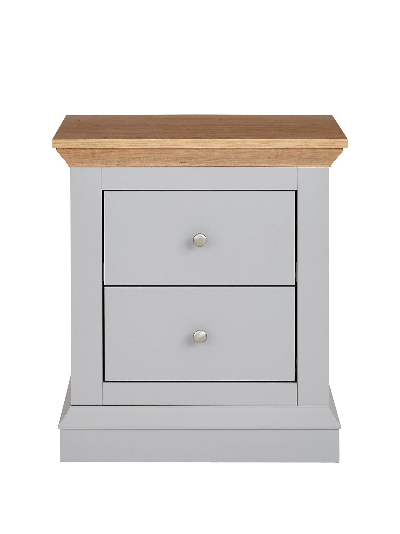 New Hannah 2 Drawer Bedside Very Co Uk