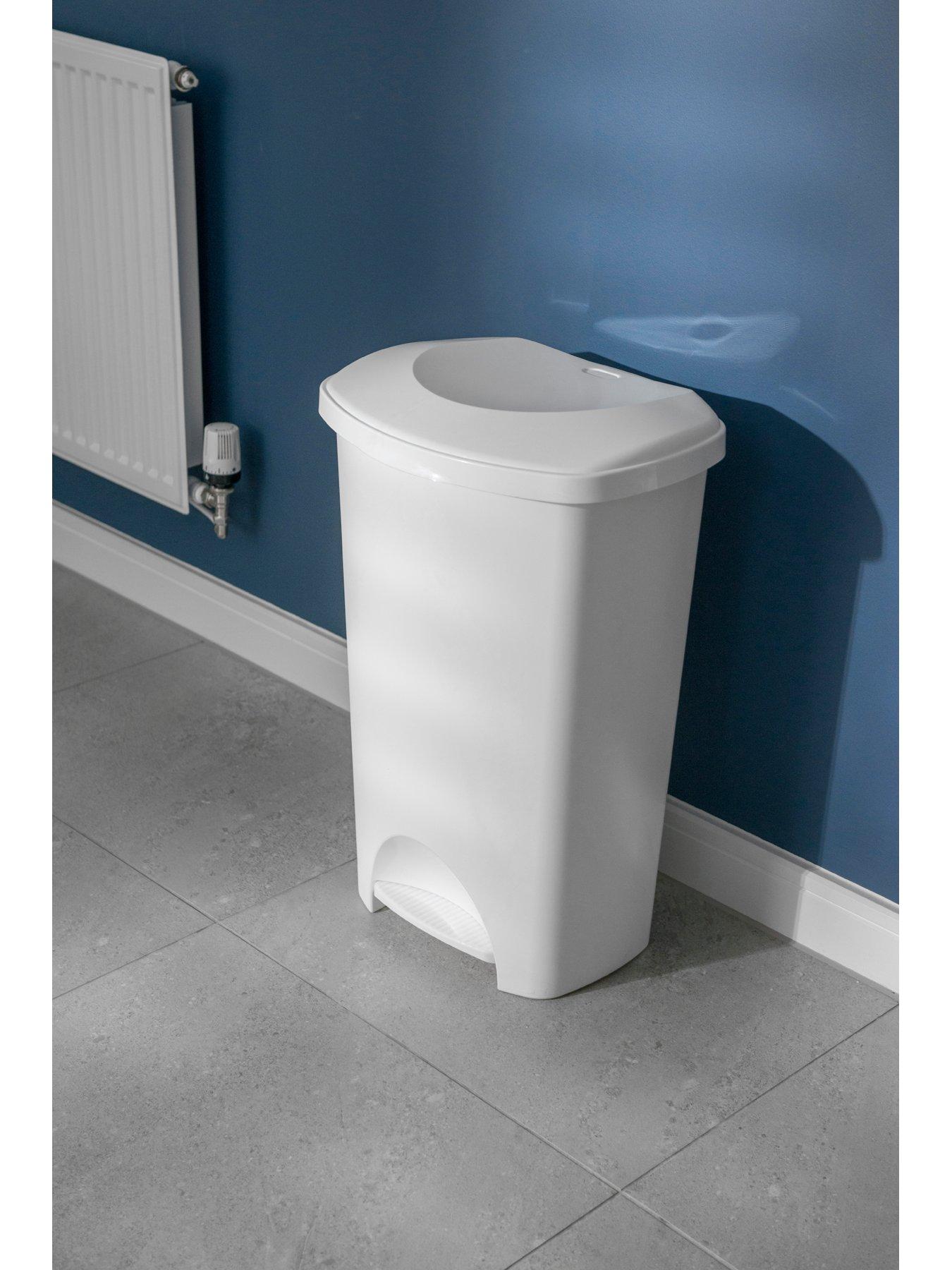 Image 2 of 6 of Addis 50-litre Pedal Bin in White