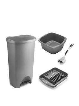 Product photograph of Addis 4-piece Kitchen Starter Set from very.co.uk