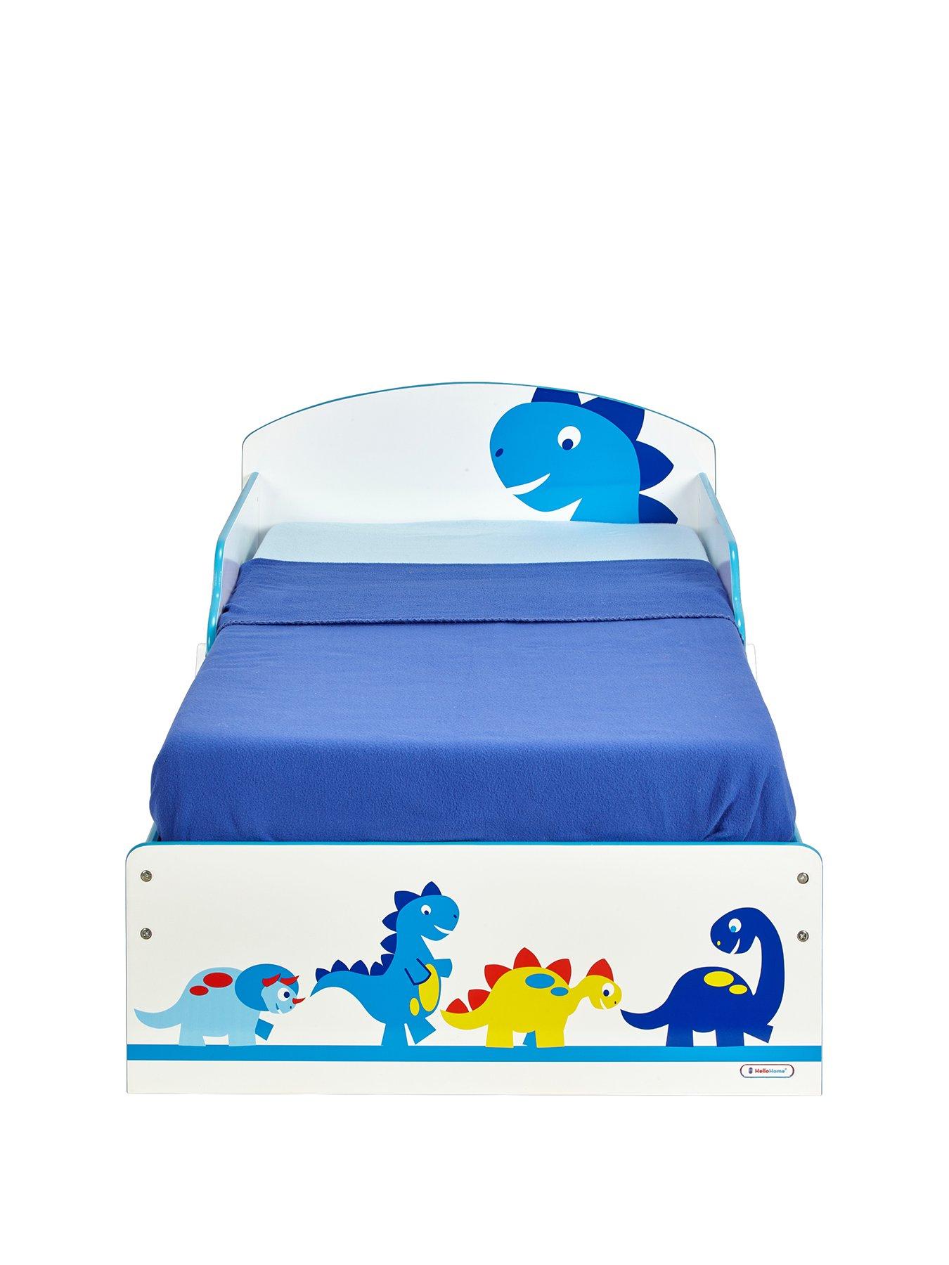 Product photograph of Hello Home Dinosaur Toddler Bed from very.co.uk