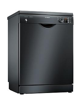 Bosch Serie 2 Sms25Ab00G 12-Place Dishwasher With Activewater&Trade; Technology – Black