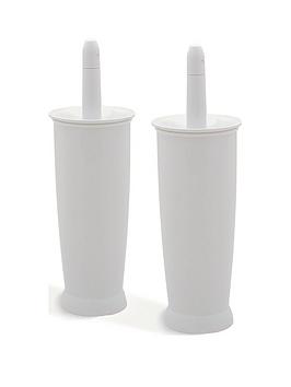 Product photograph of Addis Pack Of 2 Closed Toilet Brushes from very.co.uk