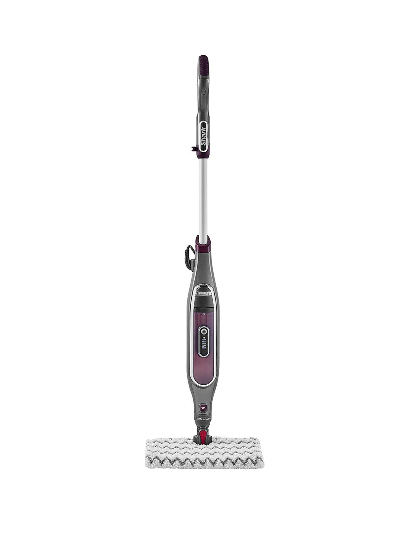 Product photograph of Shark Klik N Flip Smartronic Deluxe S6003uk Steam Mop - Up To 11 5 Minutes Of Powerful Steam - 8 Metre Cord from very.co.uk