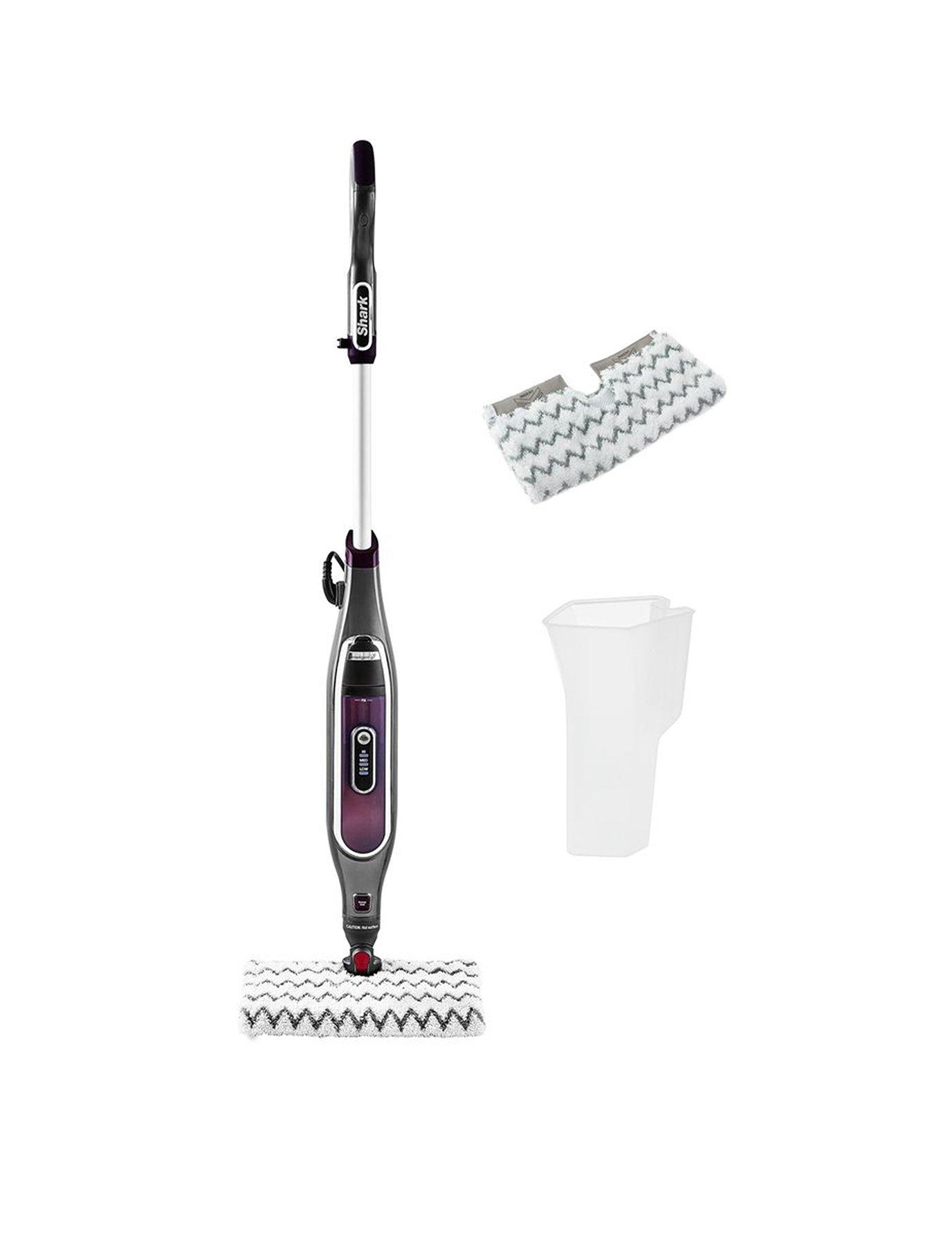 Product photograph of Shark Klik N Flip Smartronic Deluxe S6003uk Steam Mop - Up To 11 5 Minutes Of Powerful Steam - 8 Metre Cord from very.co.uk