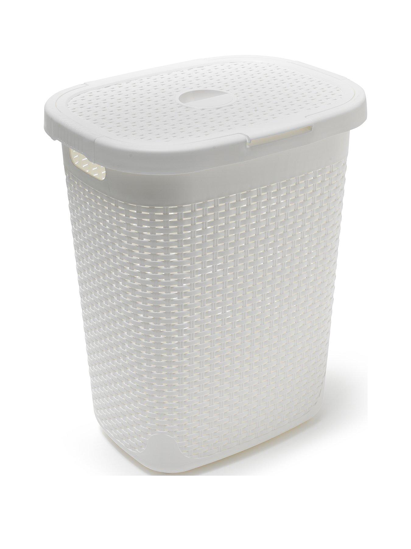 Image 1 of 5 of Addis 50 Litre Faux Rattan Laundry Hamper