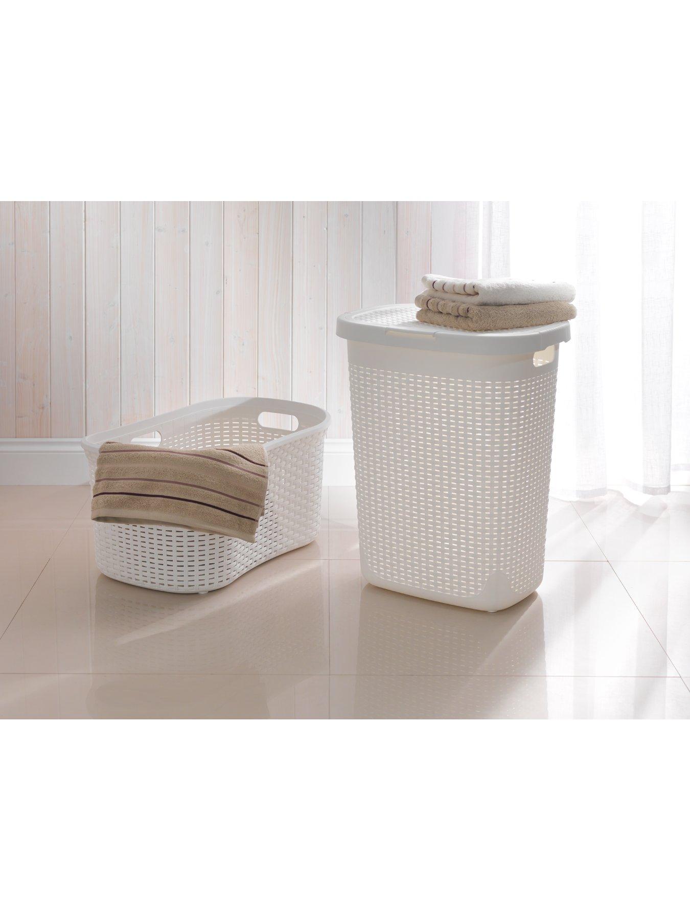 Image 5 of 5 of Addis 50 Litre Faux Rattan Laundry Hamper