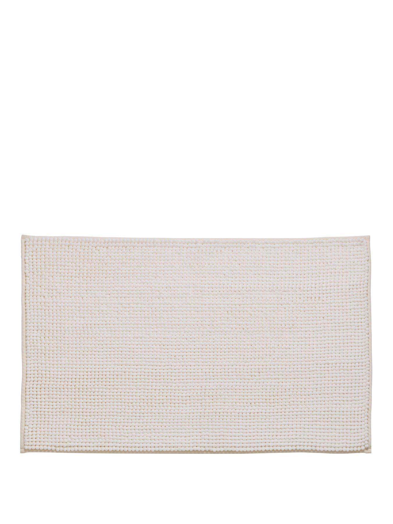 Catherine Lansfield Bath Mat, Polyester, Blush 