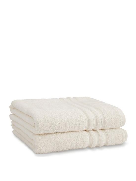 front image of catherine-lansfield-zero-twist-bath-sheets-2-pack-450gm