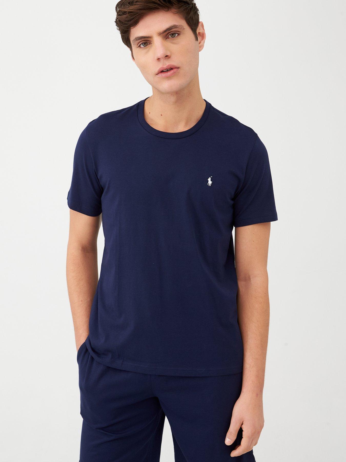 Polo Ralph Lauren Single Logo T-Shirt - Navy | very.co.uk