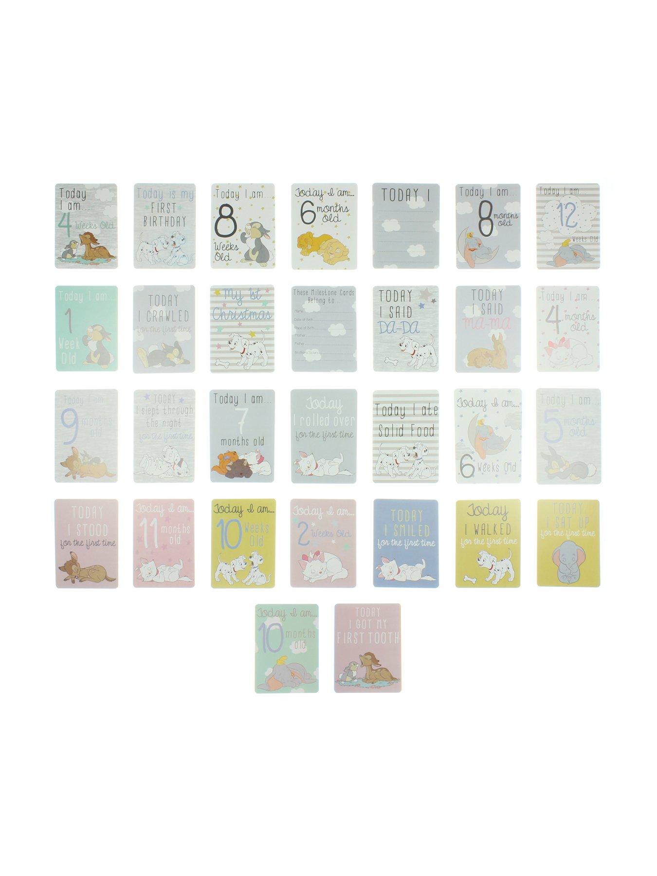 Image 4 of 4 of Disney Baby Magical Moments Baby Milestone Cards